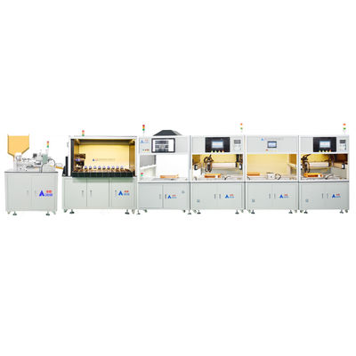 購入 二面性 18650 円筒型リチウム電池 リチウムイオン電池パック組立ラインのための自動スポット溶接機 online manufacture